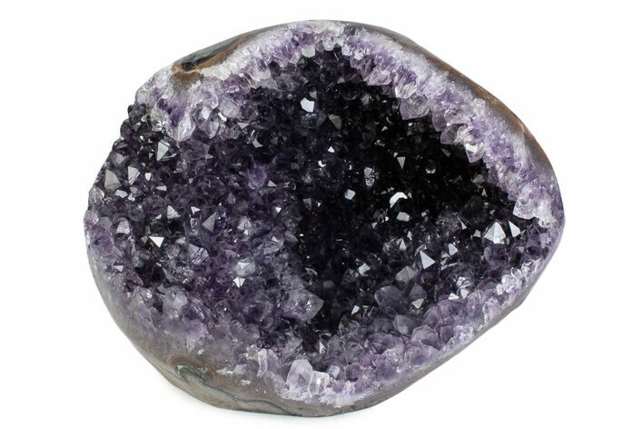 Sparkling Purple Amethyst Geode - Uruguay #379263